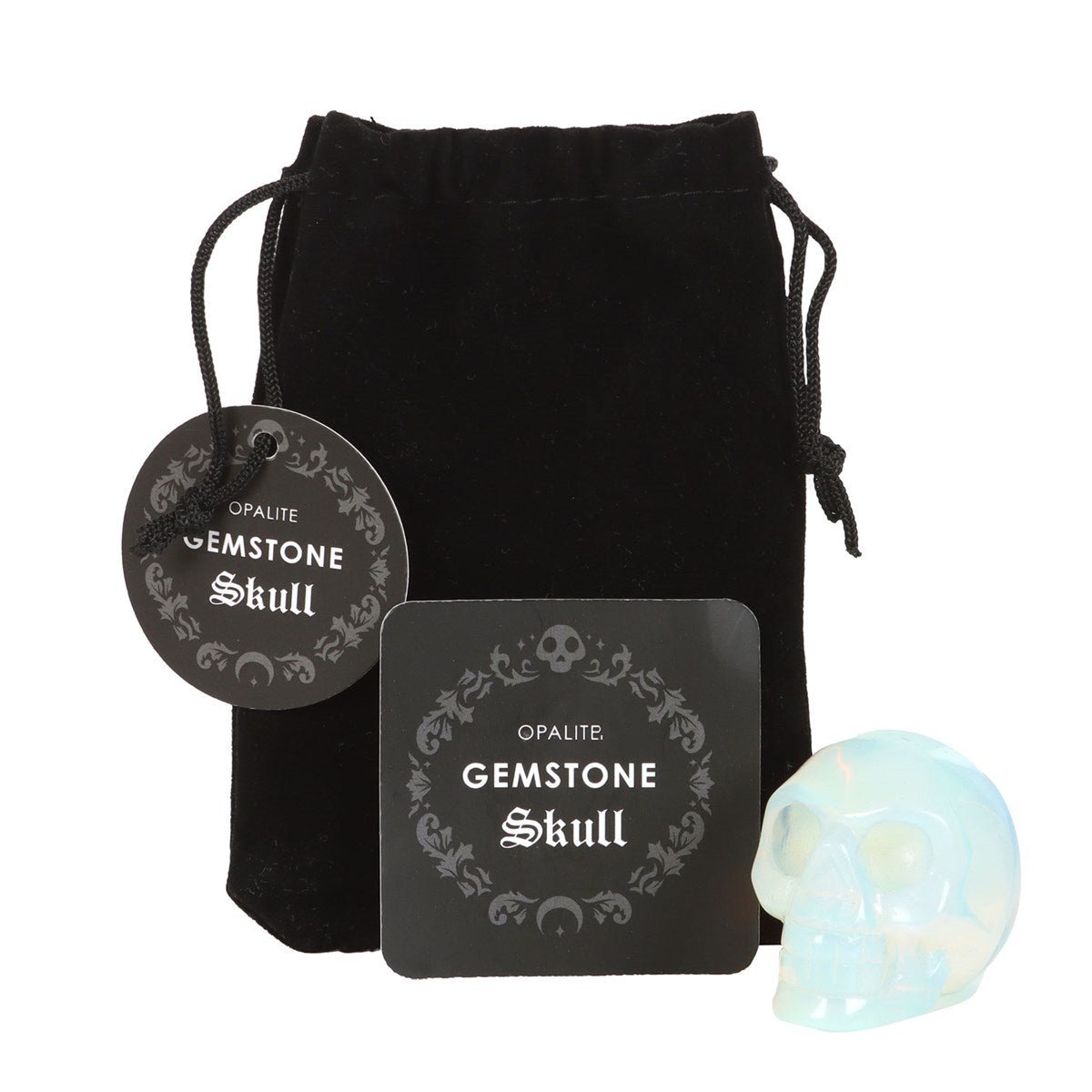 Opalite Crystal Skull Crystal - Gothic & Alternative Gift - Haunted