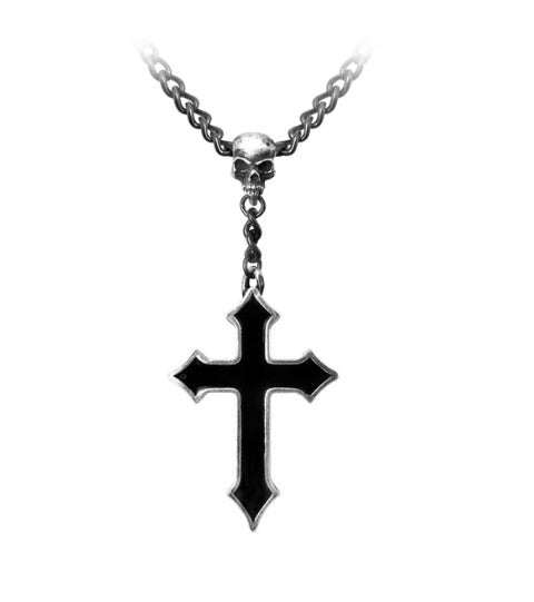 Osbourne's Cross Pendant Necklace Jewelry - Gothic & Alternative Gift - Haunted