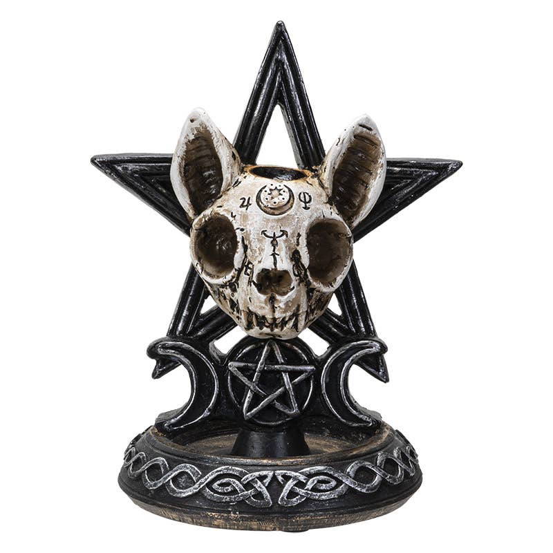 Ouija Cat Backflow Incense Burner Incense - Gothic & Alternative Gift - Haunted