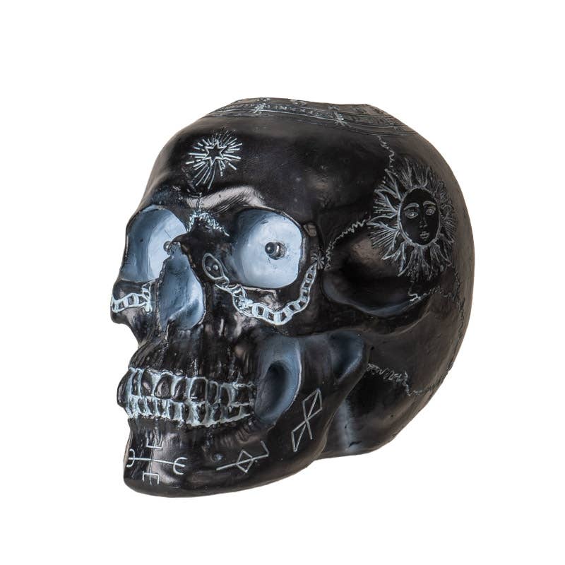 Ouija Skull Candleholder W/LED Eyes Candle Holder - Gothic & Alternative Gift - Haunted