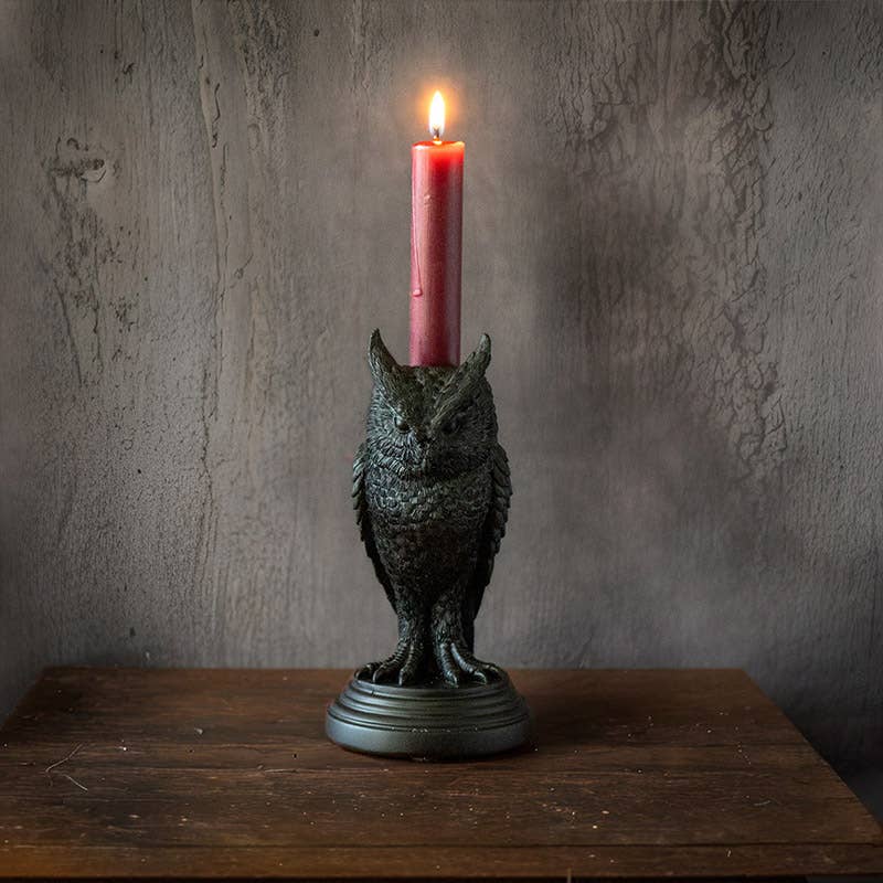 Owl of Astrontiel Haunted Mansion Candle Holder Candle holders - Gothic & Alternative Gift - Haunted