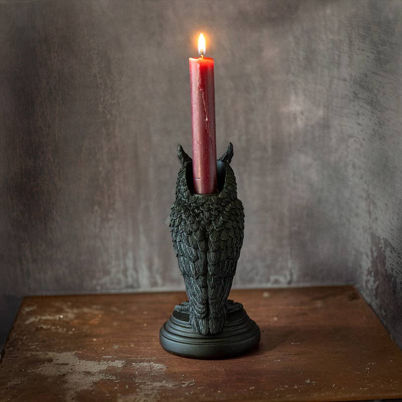 Owl of Astrontiel Haunted Mansion Candle Holder Candle holders - Gothic & Alternative Gift - Haunted