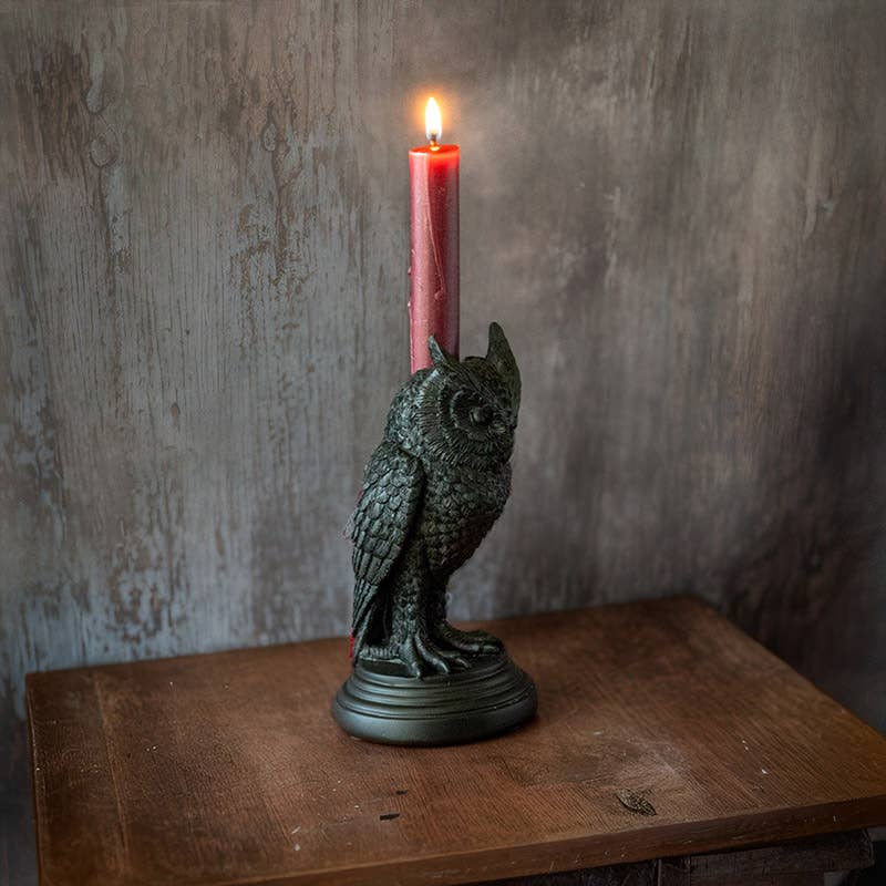 Owl of Astrontiel Haunted Mansion Candle Holder Candle holders - Gothic & Alternative Gift - Haunted