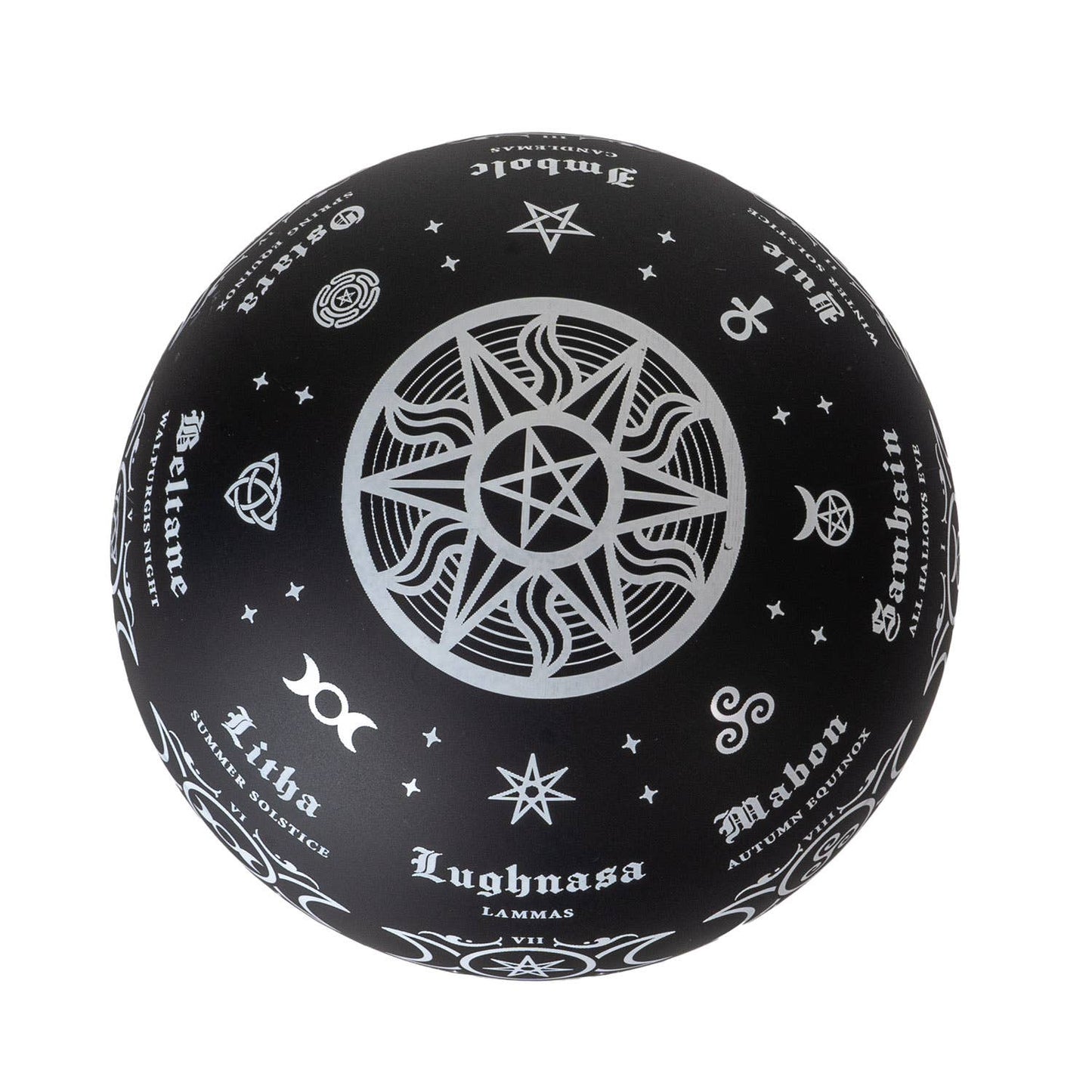 Pagan Calendar LED Globe Light Night Light Home Decor - Gothic & Alternative Gift - Haunted