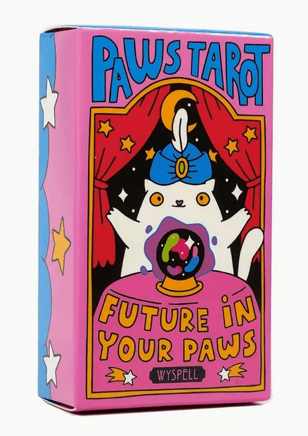 Paws Cat Tarot Card Deck Witch Supplies - Gothic & Alternative Gift - Haunted