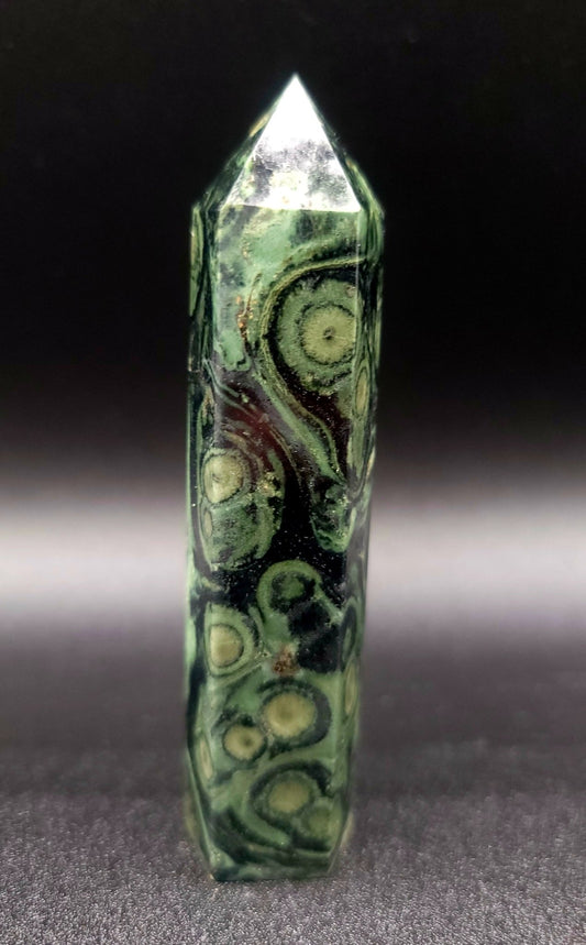 Peacock Eye Ore Crystal Tower Crystal - Gothic & Alternative Gift - Haunted