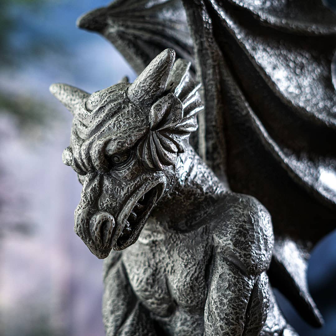 Perched Gargoyle Medieval Goth Statue Figurines - Gothic & Alternative Gift - Haunted