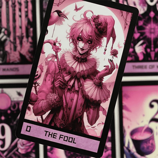 Pink Gothic Tarot Cards Witch Supplies - Gothic & Alternative Gift - Haunted