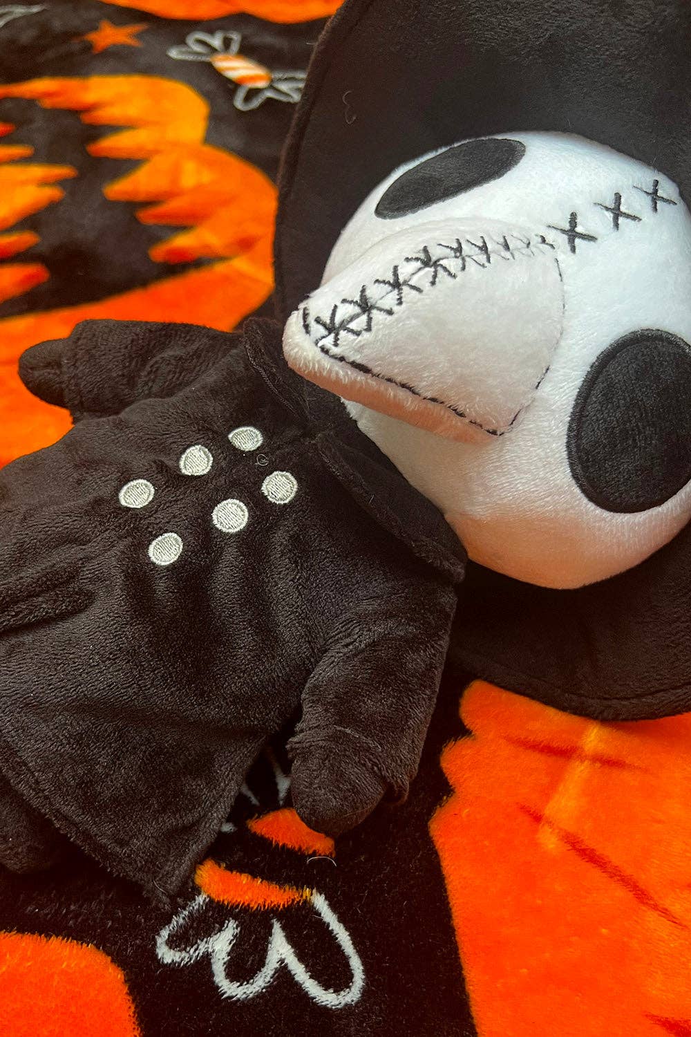 Plague Doctor Plush Toy Embroidered Stuffed Animals - Gothic & Alternative Gift - Haunted