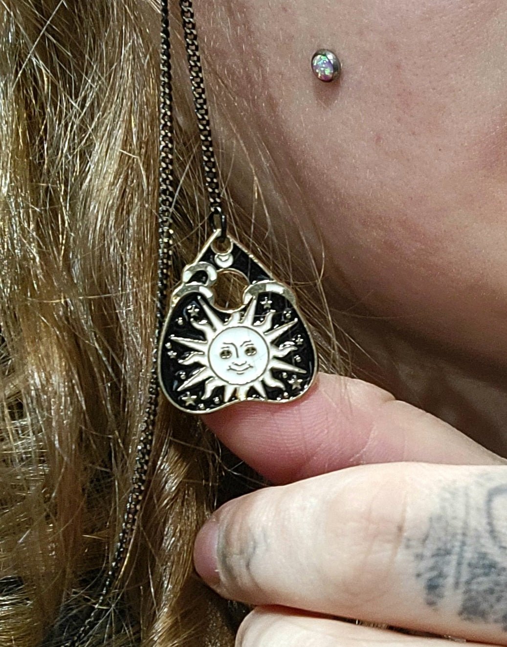 Planchette Goth Eye Glass Chain Glasses - Gothic & Alternative Gift - Haunted