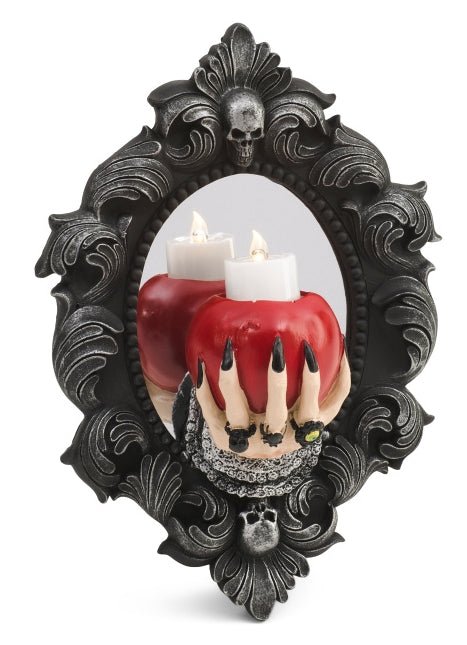 Poison Apple Candle Mirror Home Decor - Gothic & Alternative Gift - Haunted