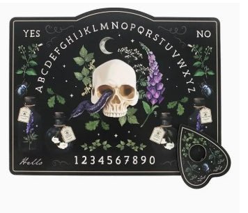 Poisonous Plants Gothic Botanical Talking Spirit Board Ouija Witch Supplies - Gothic & Alternative Gift - Haunted