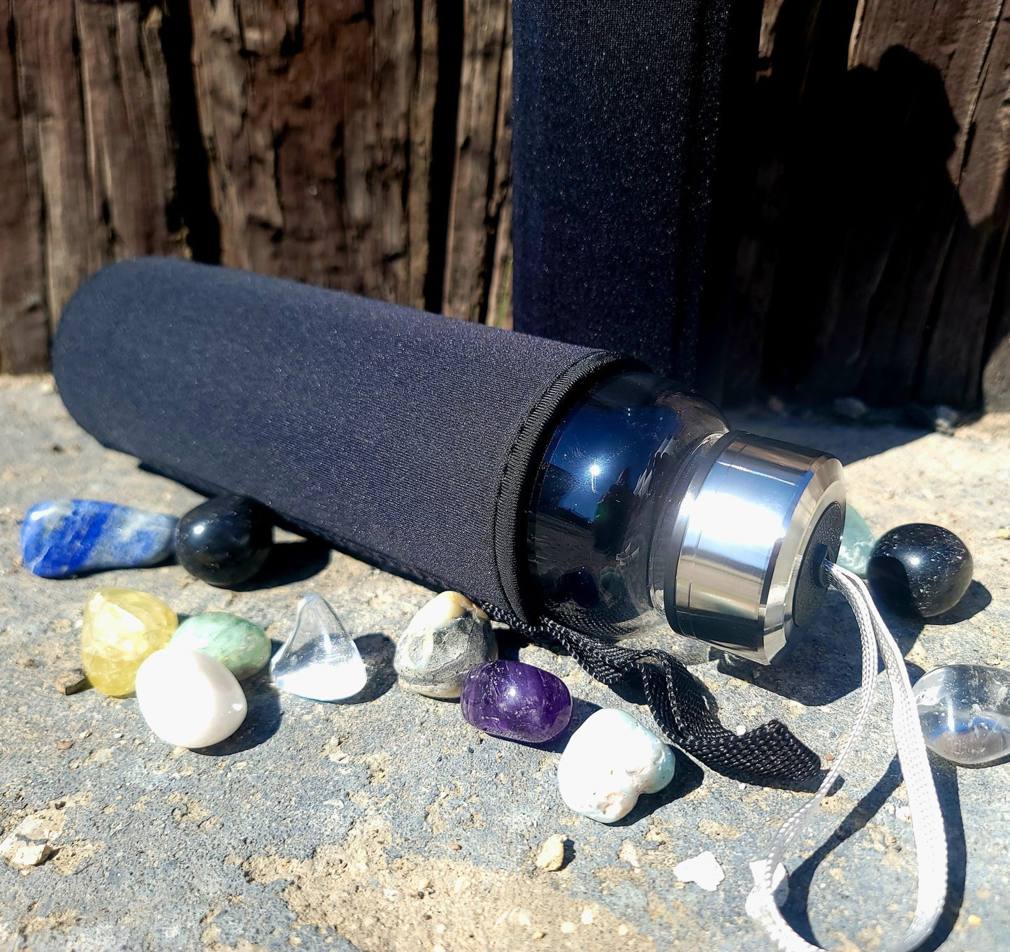 Premium Crystal Infusion Water Bottle Crystals - Gothic & Alternative Gift - Haunted