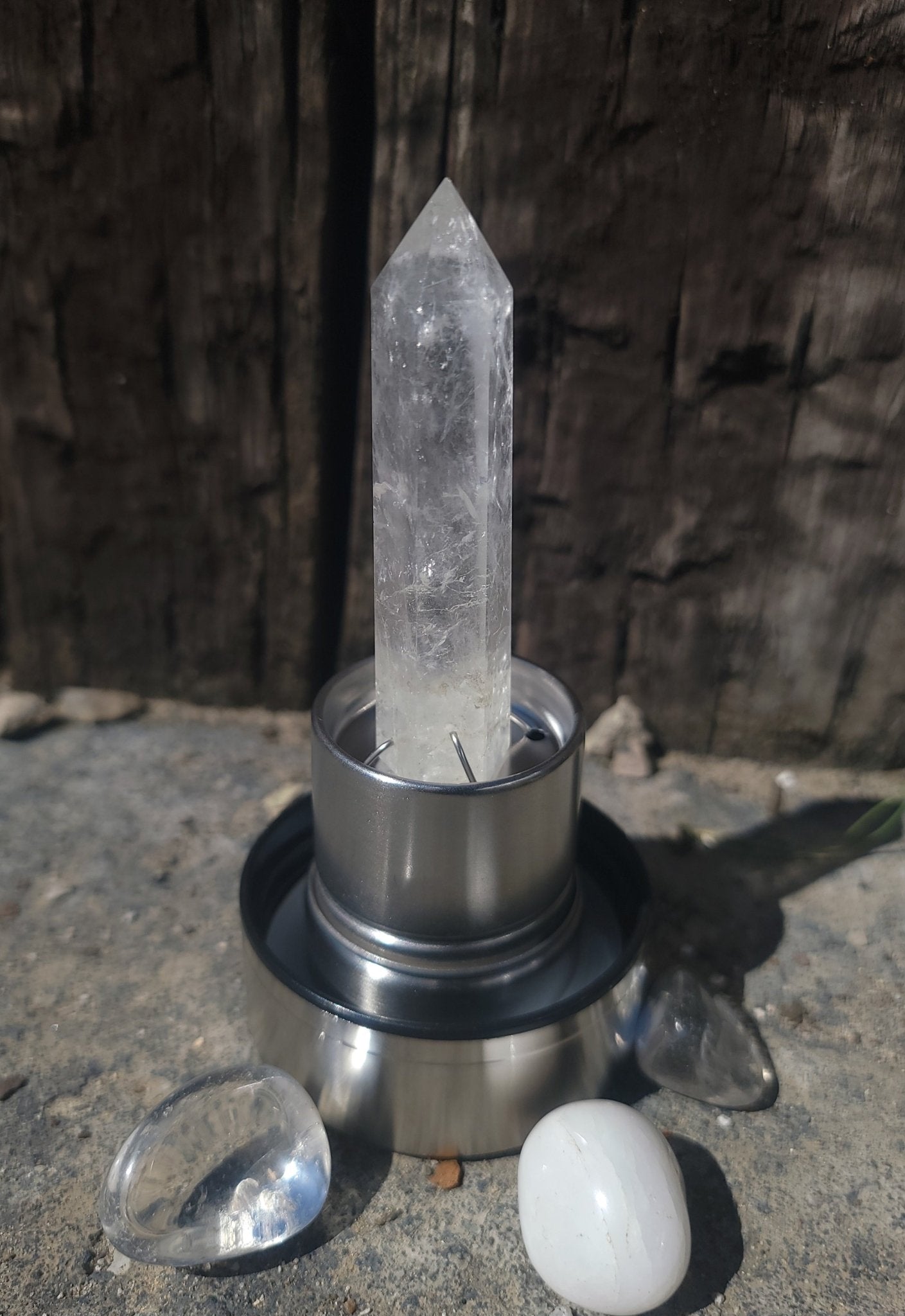 Premium Crystal Infusion Water Bottle Crystals - Gothic & Alternative Gift - Haunted
