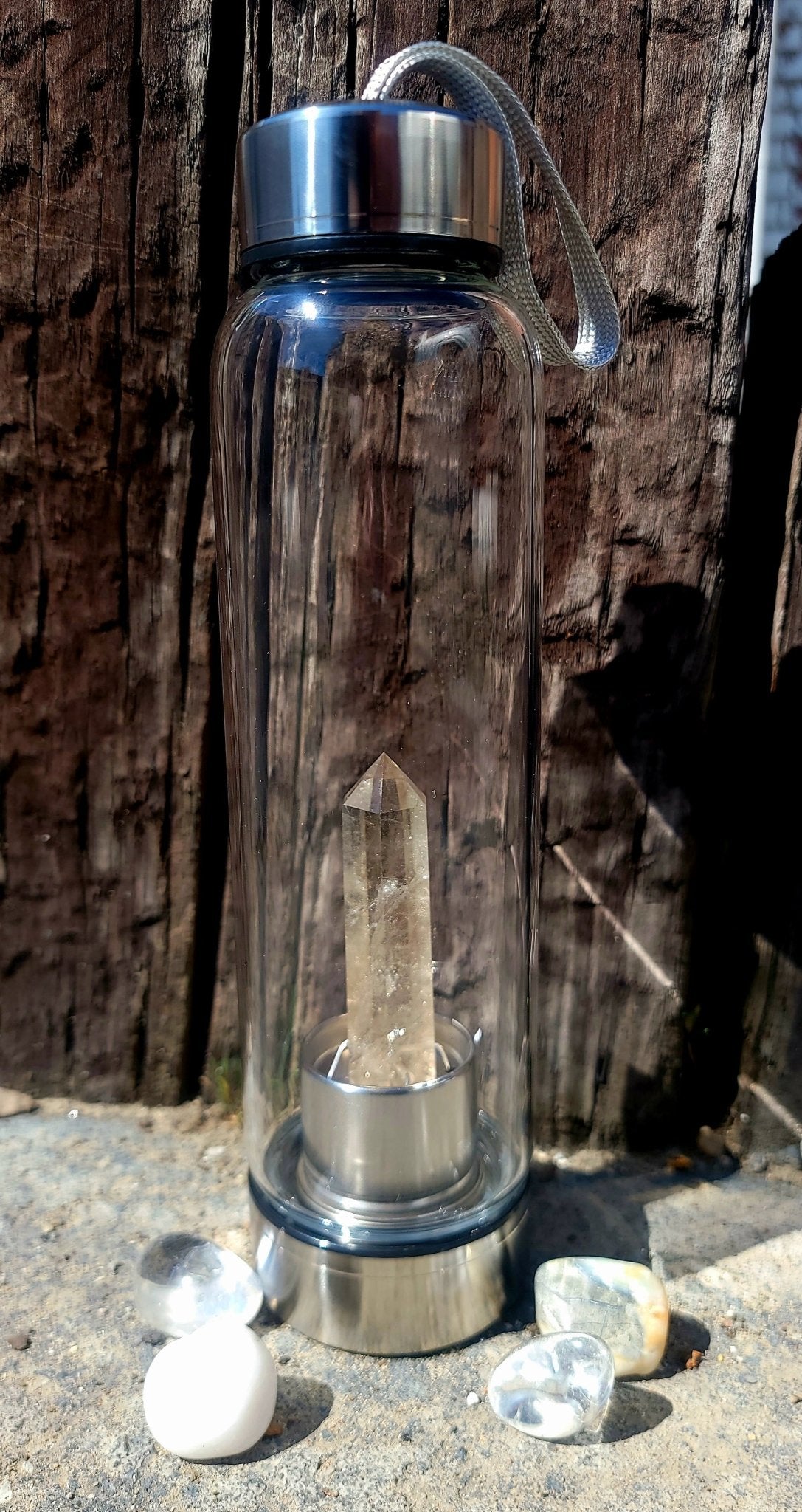 Premium Crystal Infusion Water Bottle Crystals - Gothic & Alternative Gift - Haunted