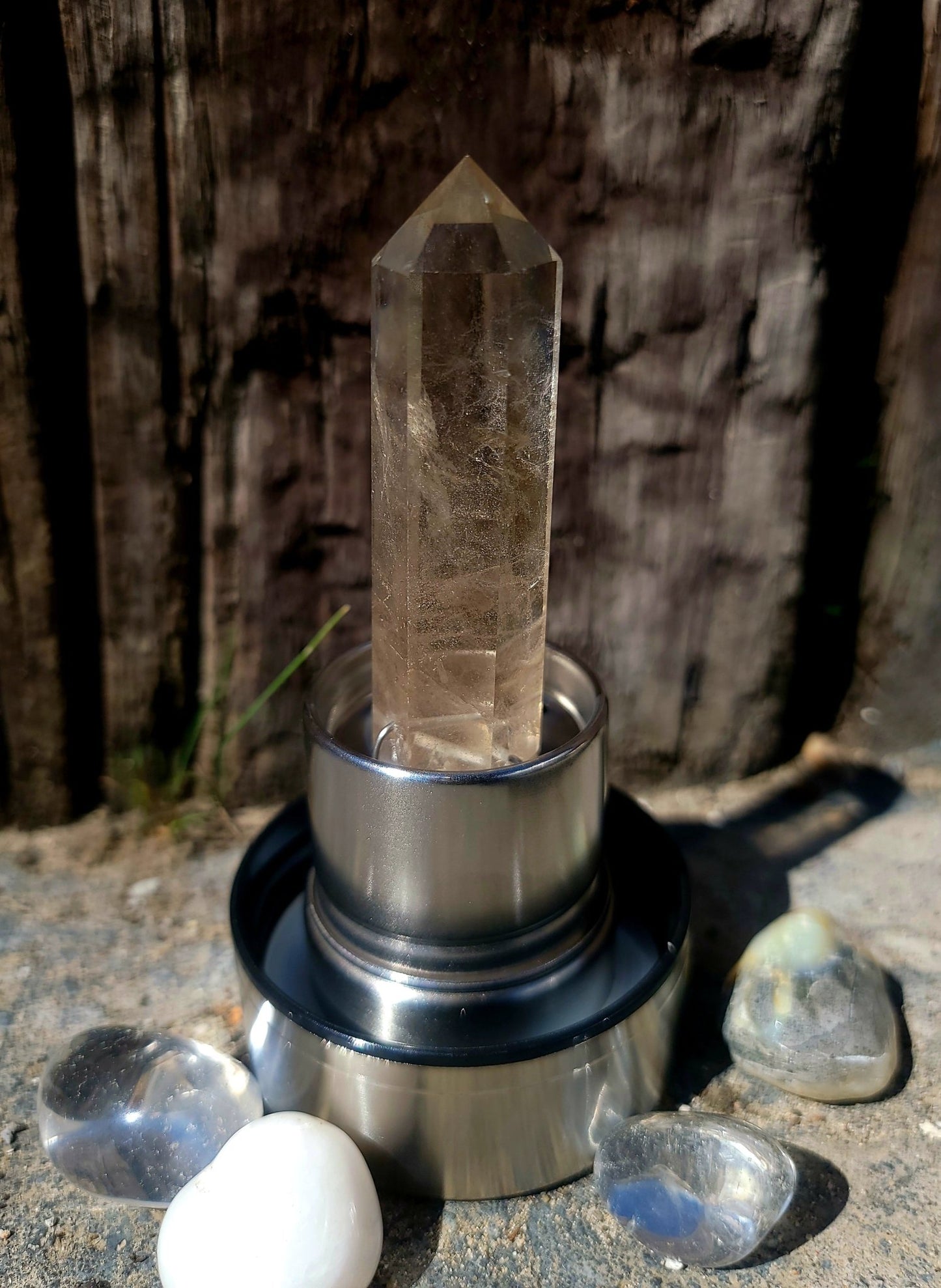 Premium Crystal Infusion Water Bottle Crystals - Gothic & Alternative Gift - Haunted