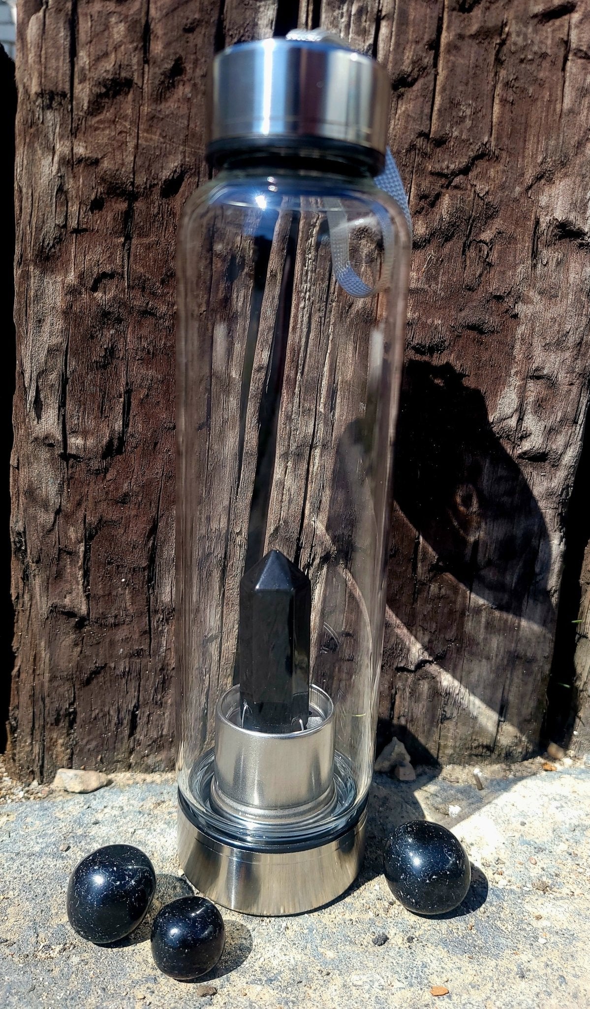 Premium Crystal Infusion Water Bottle Crystals - Gothic & Alternative Gift - Haunted