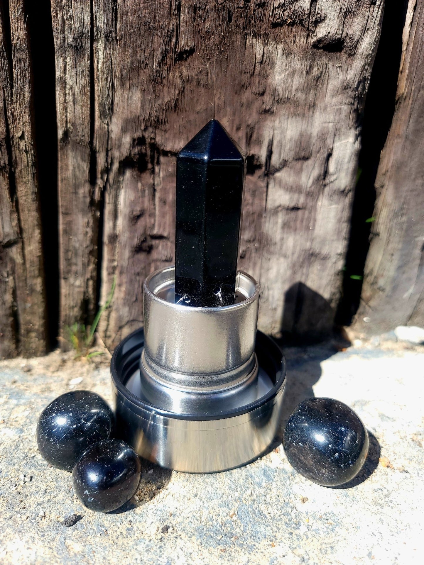 Premium Crystal Infusion Water Bottle Crystals - Gothic & Alternative Gift - Haunted