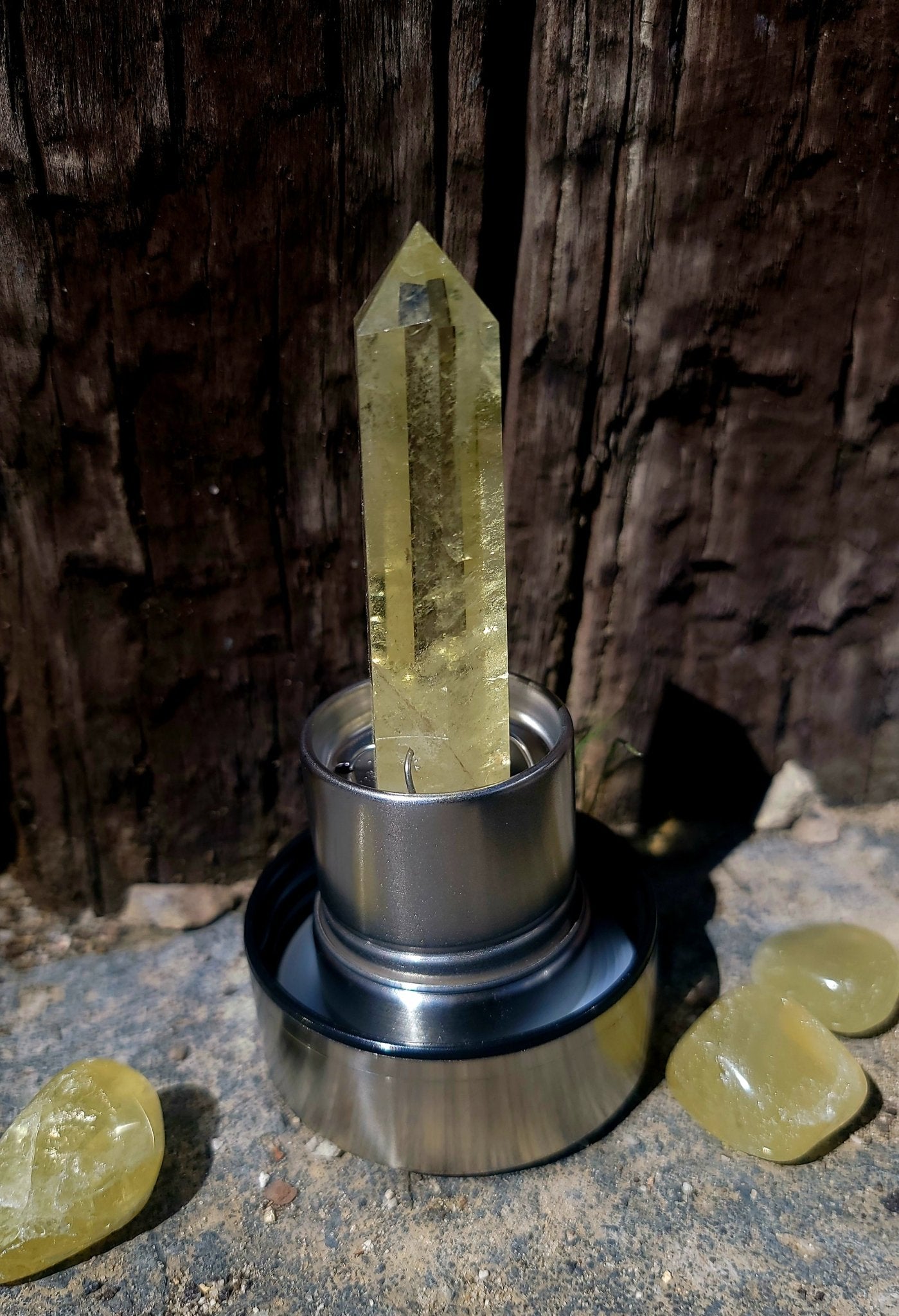 Premium Crystal Infusion Water Bottle Crystals - Gothic & Alternative Gift - Haunted