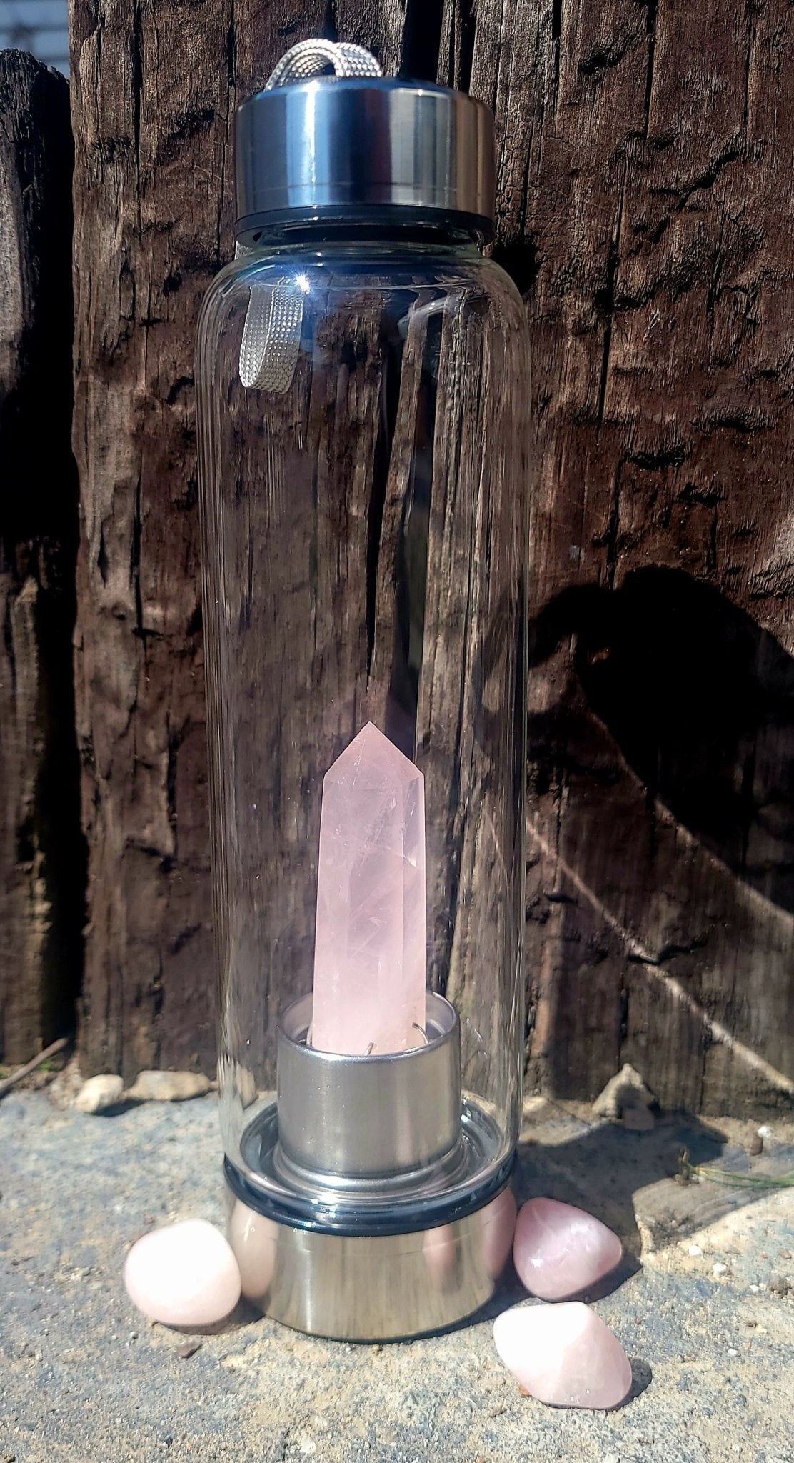 Premium Crystal Infusion Water Bottle Crystals - Gothic & Alternative Gift - Haunted