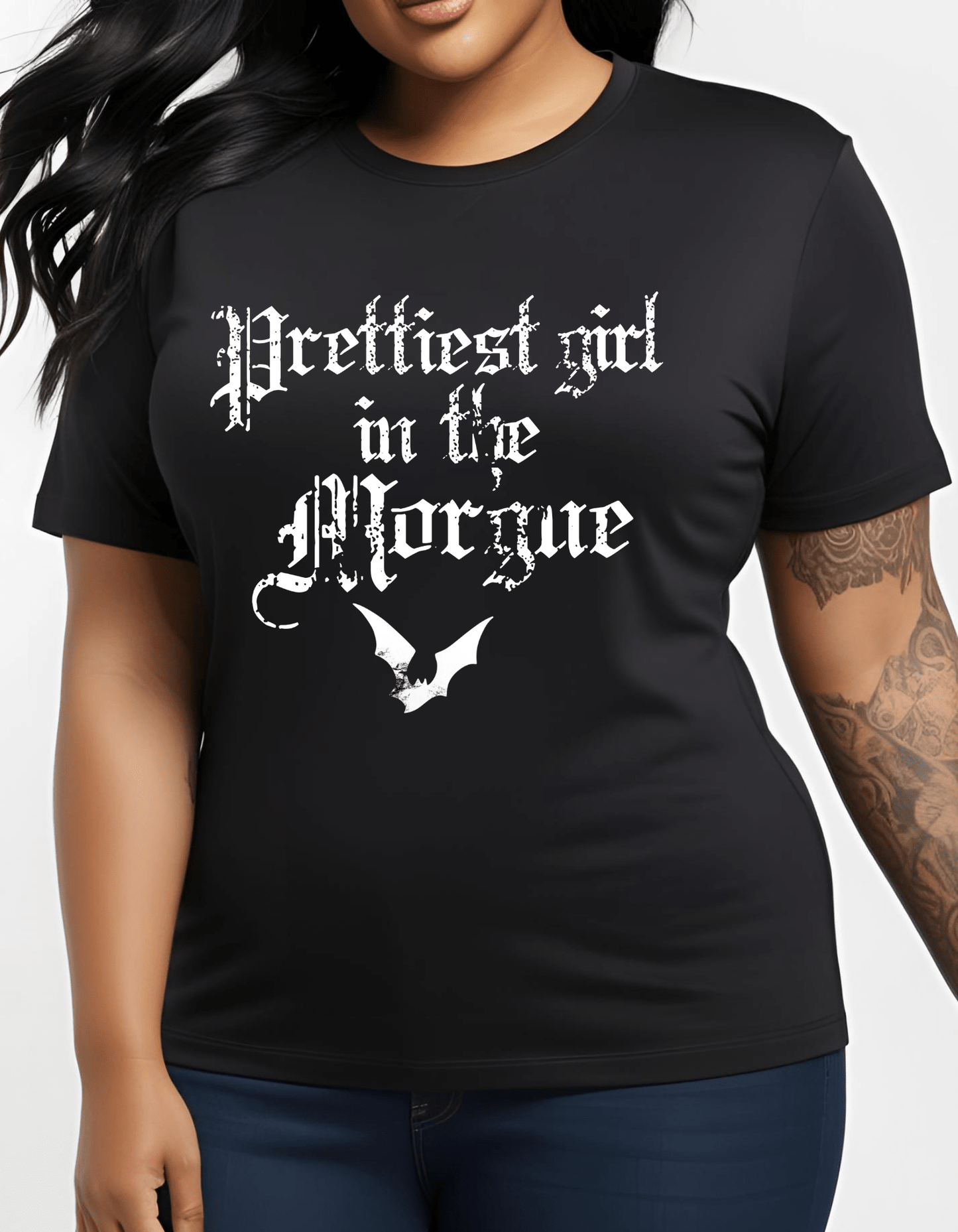 Prettiest Girl in the Morgue Gothic T-Shirt Clothing - Gothic & Alternative Gift - Haunted
