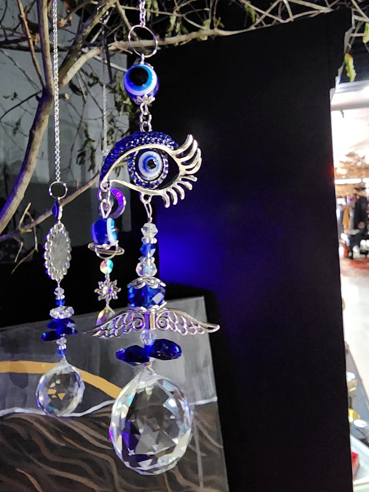 Protection Evil Eye Sun Catchers Wall Hanging - Gothic & Alternative Gift - Haunted