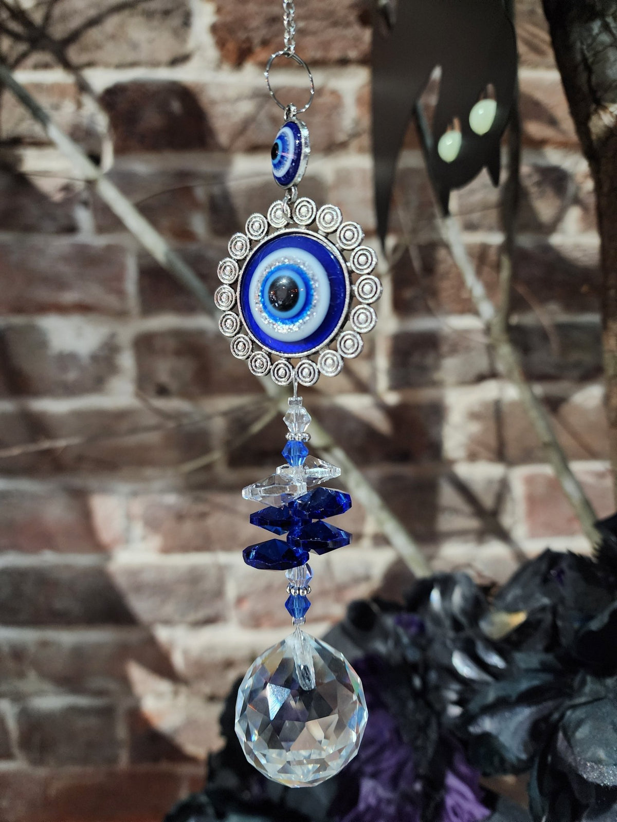 Protection Evil Eye Sun Catchers Wall Hanging - Gothic & Alternative Gift - Haunted