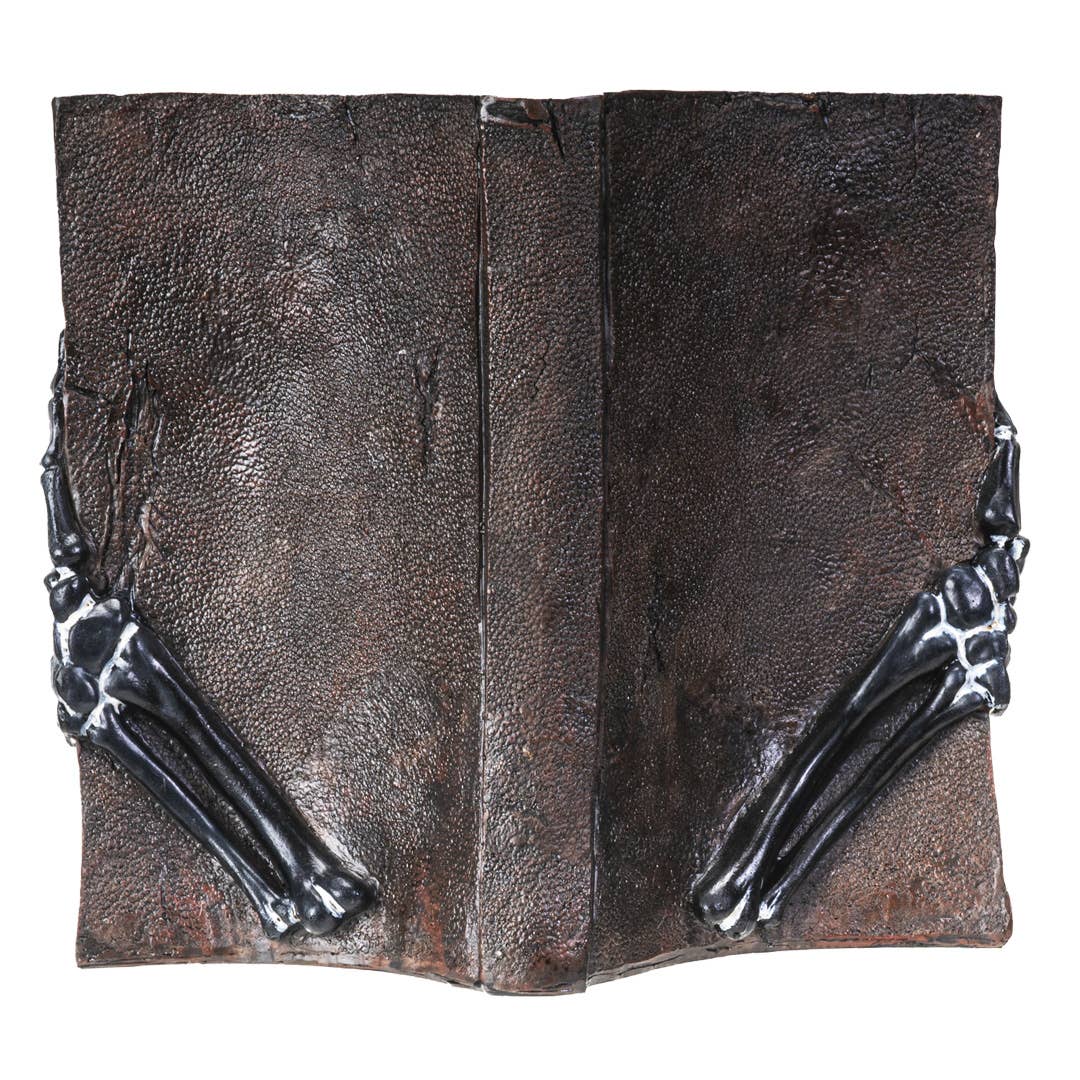 Psychic Book with Skeleton Hands Decoration Figurine Figurines - Gothic & Alternative Gift - Haunted