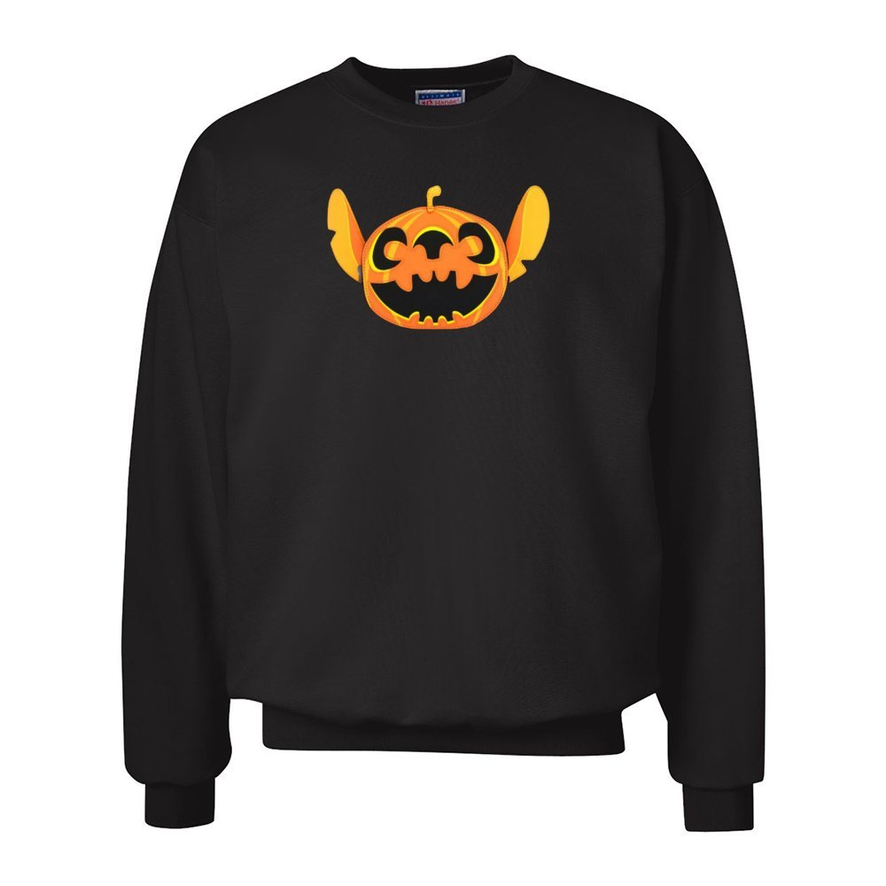 Pumpkin Stitch Sweatshirt Clothing - Gothic & Alternative Gift - Haunted