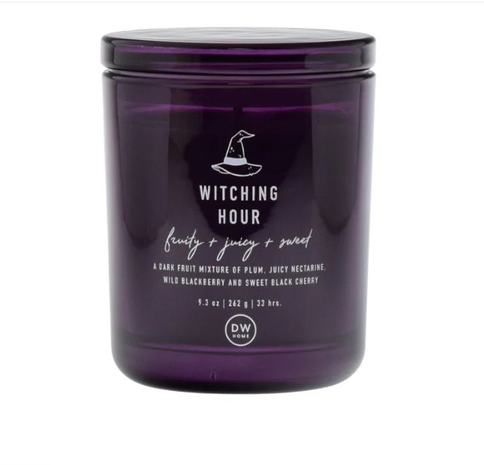 Purple Mini Witching Hour Glass Candle Candles - Gothic & Alternative Gift - Haunted
