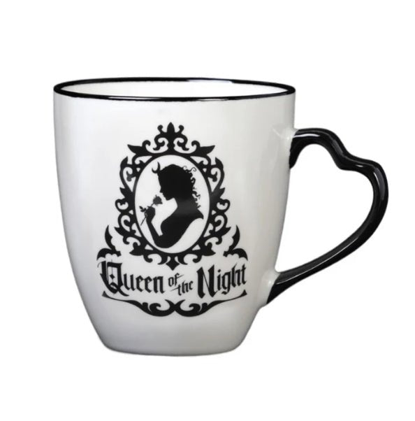 Queen of the Night Lord of Darkness Mug Set Kitchenware - Gothic & Alternative Gift - Haunted