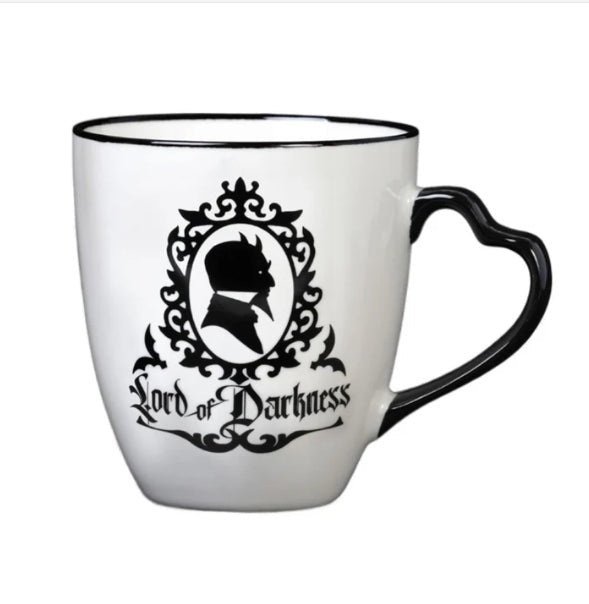 Queen of the Night Lord of Darkness Mug Set Kitchenware - Gothic & Alternative Gift - Haunted