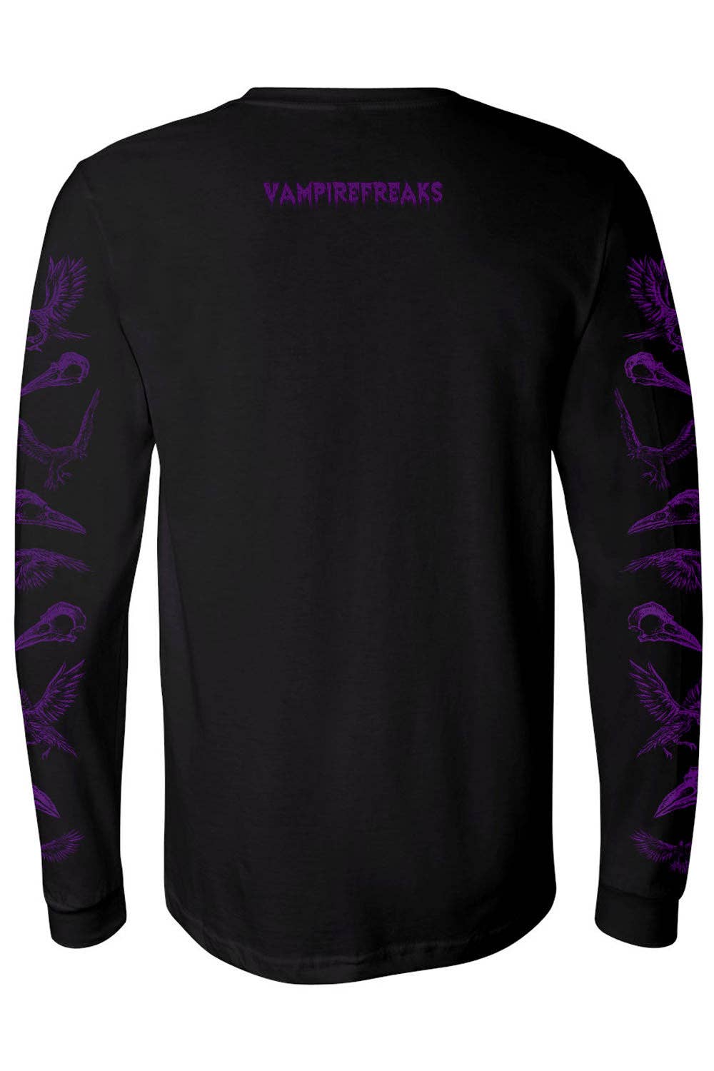 Quoth the Raven T-shirt [PURPLE]: L / Womens Tee Clothing - Gothic & Alternative Gift - Haunted