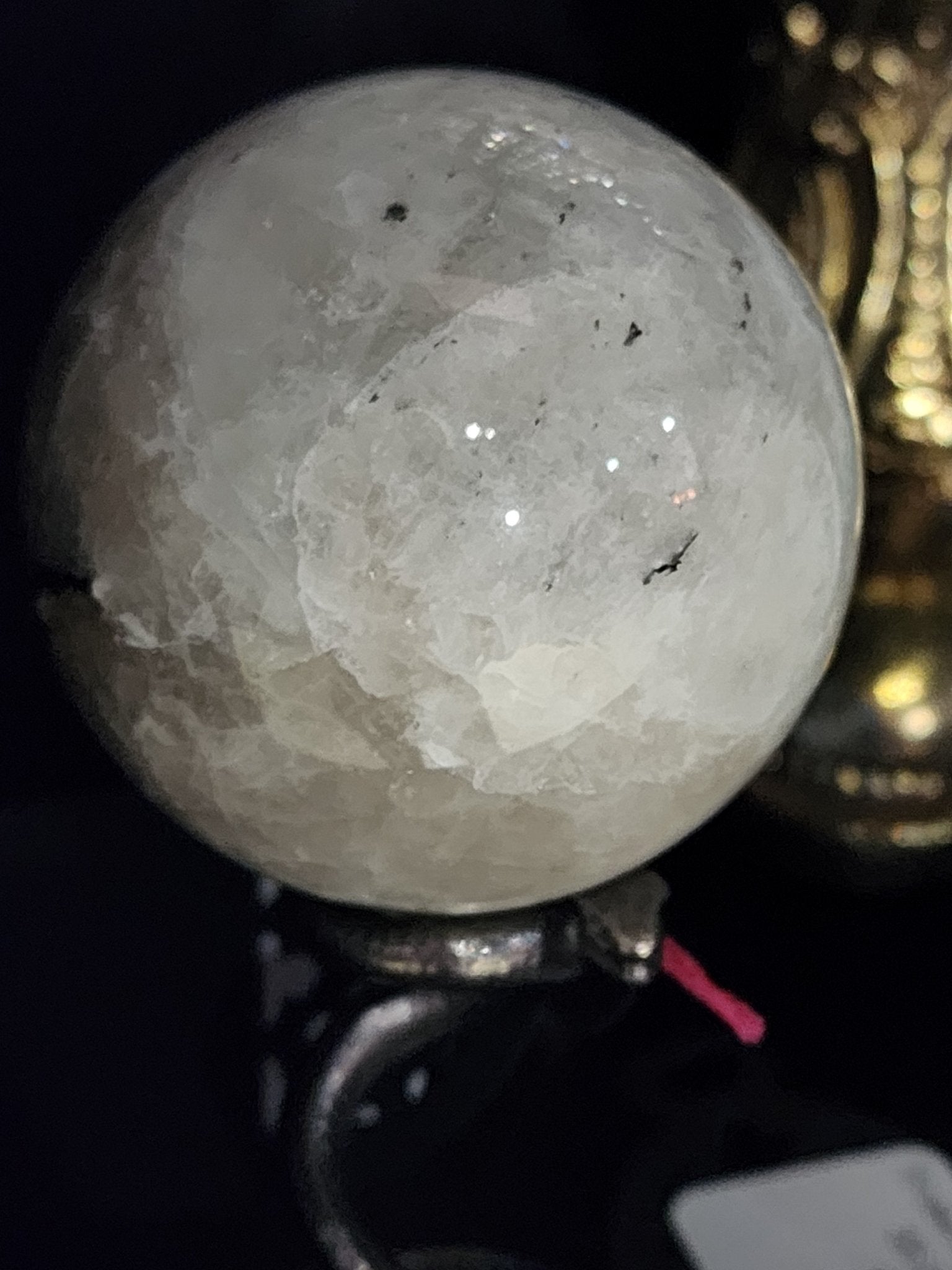 Rainbow Moonstone Crystal Sphere Crystals - Gothic & Alternative Gift - Haunted