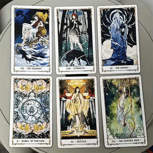 Raven Silent Desolate Tarot Card Deck Gothic Victorian Witch Supplies - Gothic & Alternative Gift - Haunted