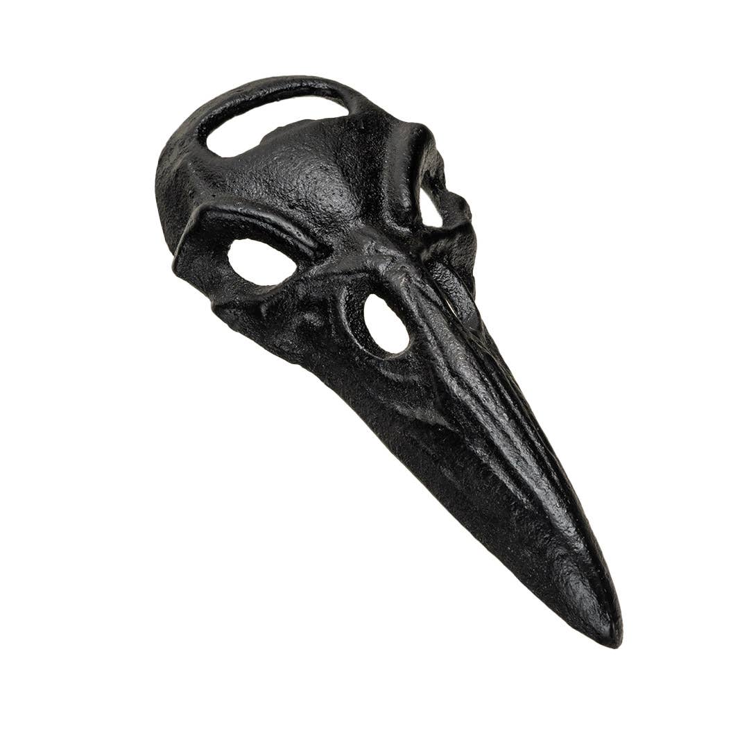 Raven Skull Cast Iron Bottle Opener Barware - Gothic & Alternative Gift - Haunted