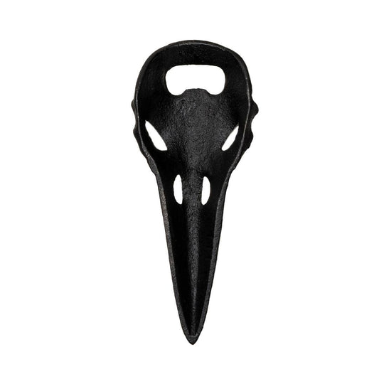 Raven Skull Cast Iron Bottle Opener Barware - Gothic & Alternative Gift - Haunted