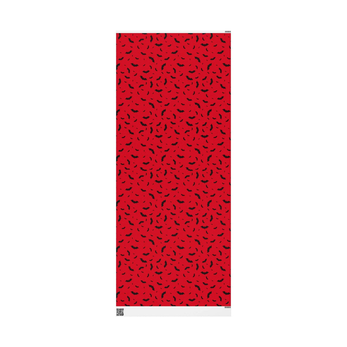 Red and Black Bats Spooky Gift Wrapping Paper Roll Wrapping Paper - Gothic & Alternative Gift - Haunted