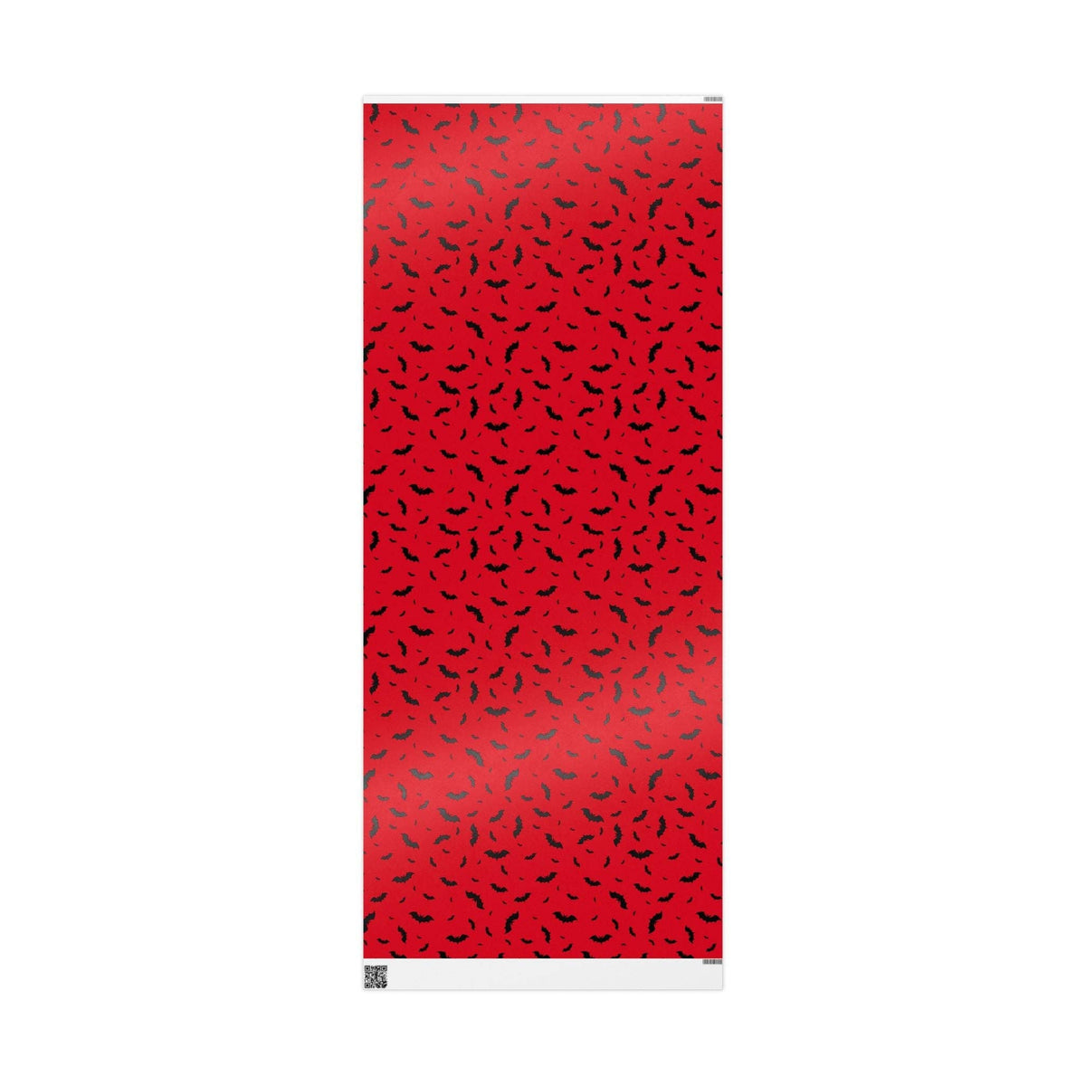 Red and Black Bats Spooky Gift Wrapping Paper Roll Wrapping Paper - Gothic & Alternative Gift - Haunted