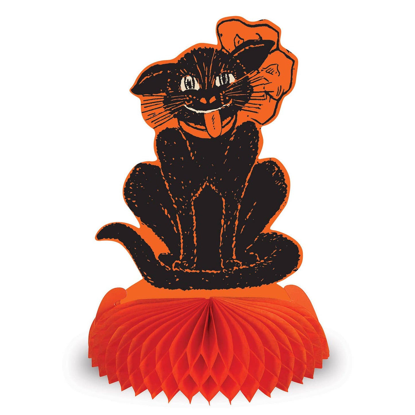 Retro Vintage Halloween 9" Centerpieces Witch, Black Cat, Jester, Gyspy Seasonal Home Decor - Gothic & Alternative Gift - Haunted