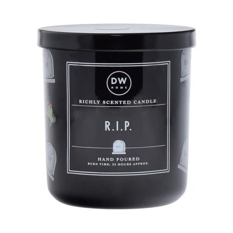 R.I.P. Glass Candle Mini GLOW IN THE DARK Candles - Gothic & Alternative Gift - Haunted