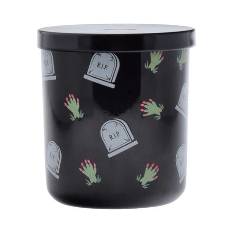 R.I.P. Glass Candle Mini GLOW IN THE DARK Candles - Gothic & Alternative Gift - Haunted