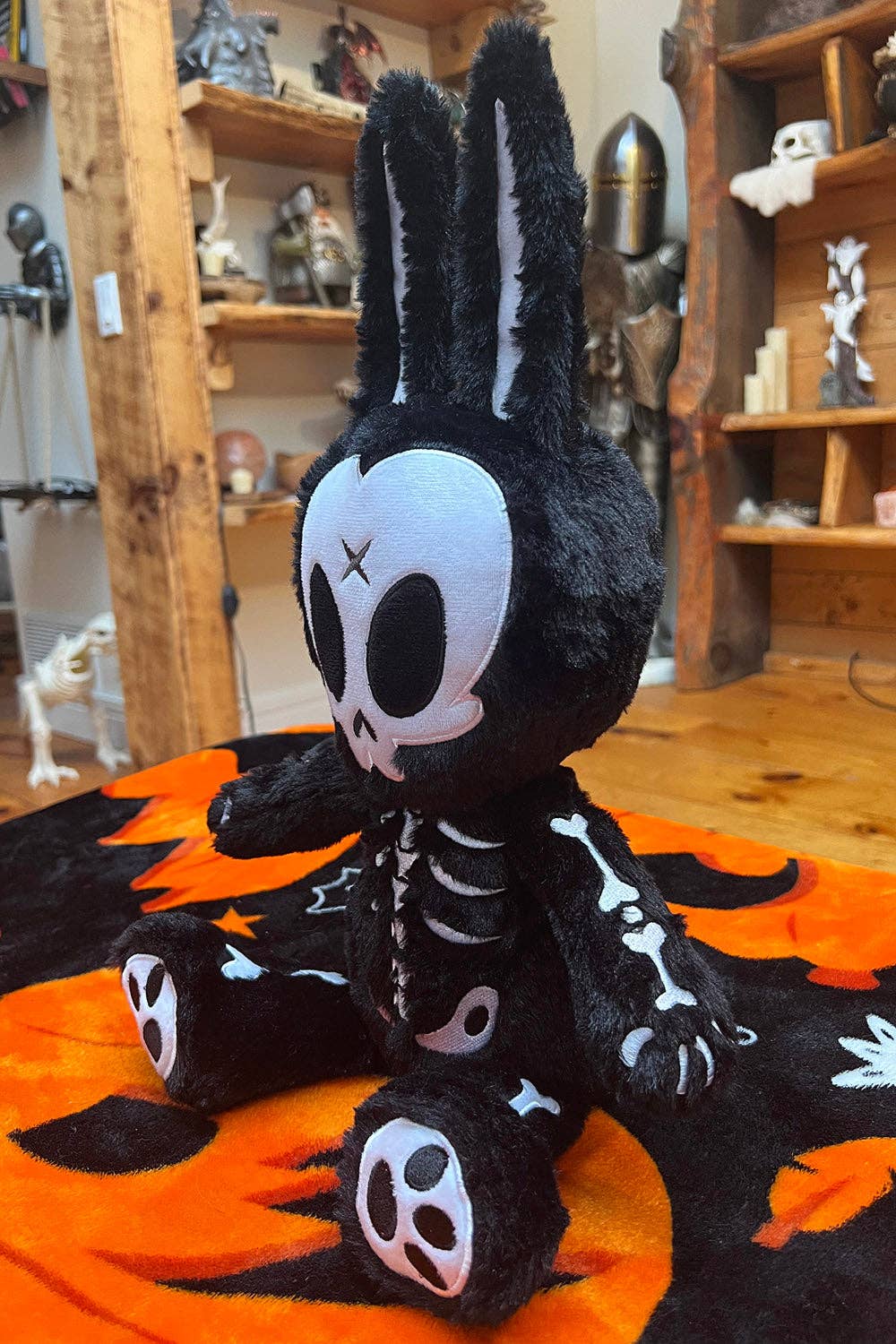 RIP Rabbit Plush Toy Plushie Gothic Bunny Stuffed Animals - Gothic & Alternative Gift - Haunted