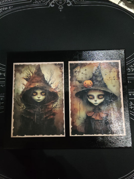Cursed Creepy Children Print on Canvas