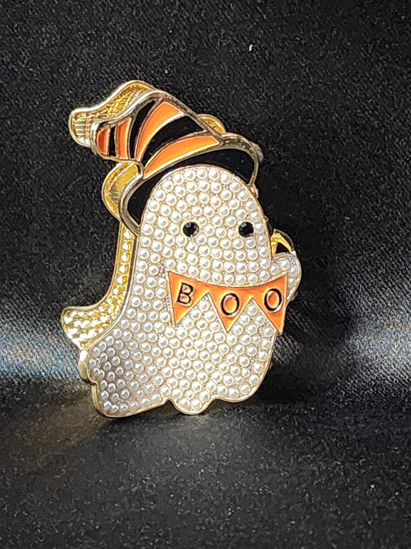 Sparkle Cute Ghost Hair Clip Whimsigoth