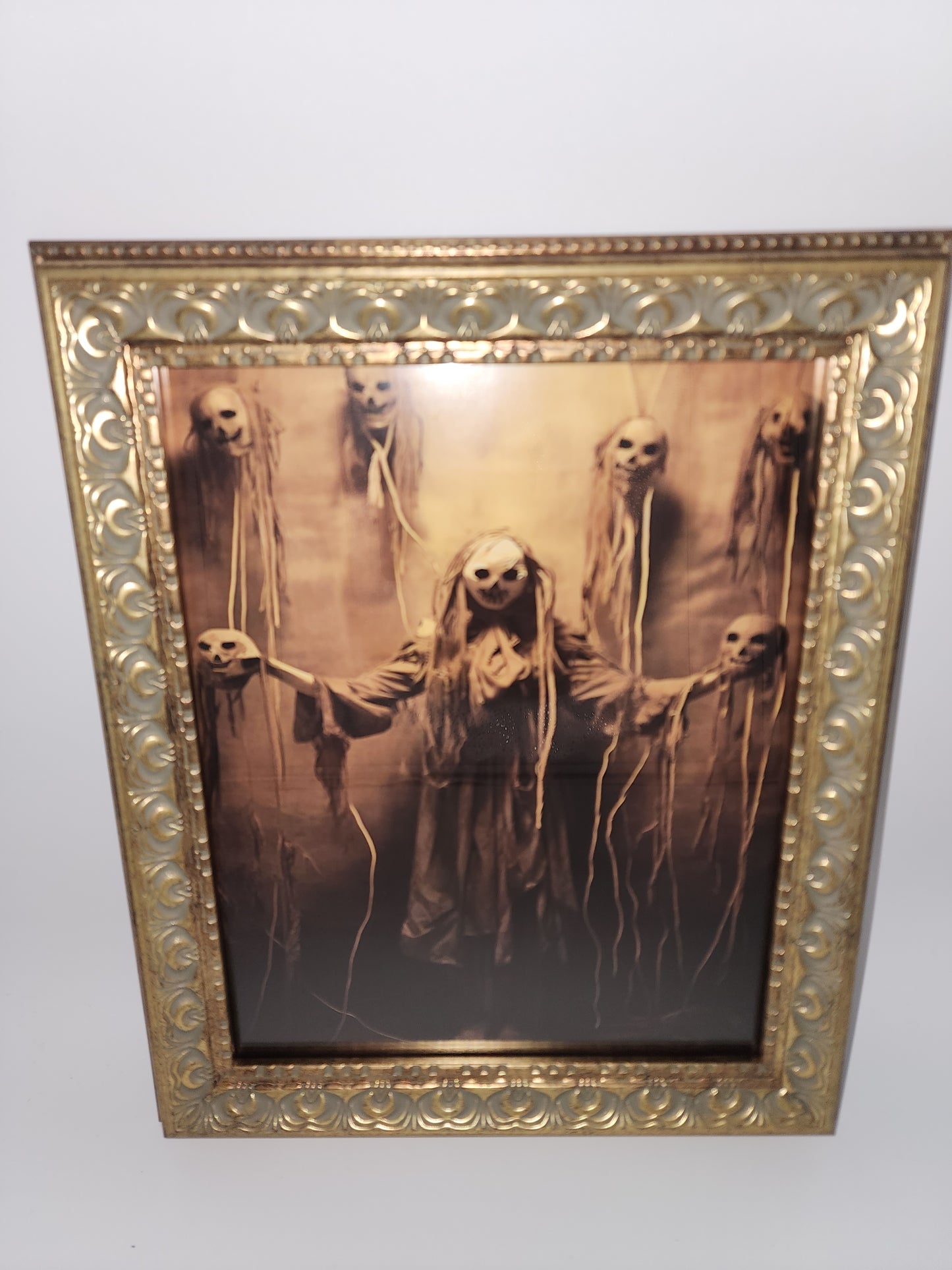Creepy Vintage Cult Voodoo Framed Print