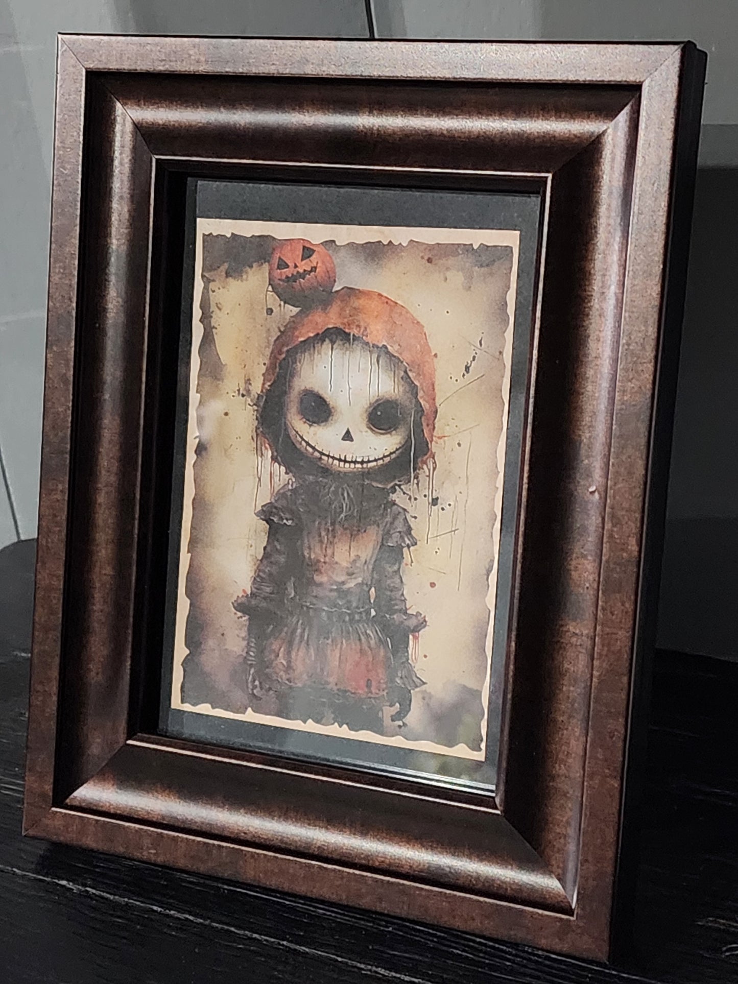 Cursed Creepy Children Framed Print Halloween, Goth, Whimsigoth