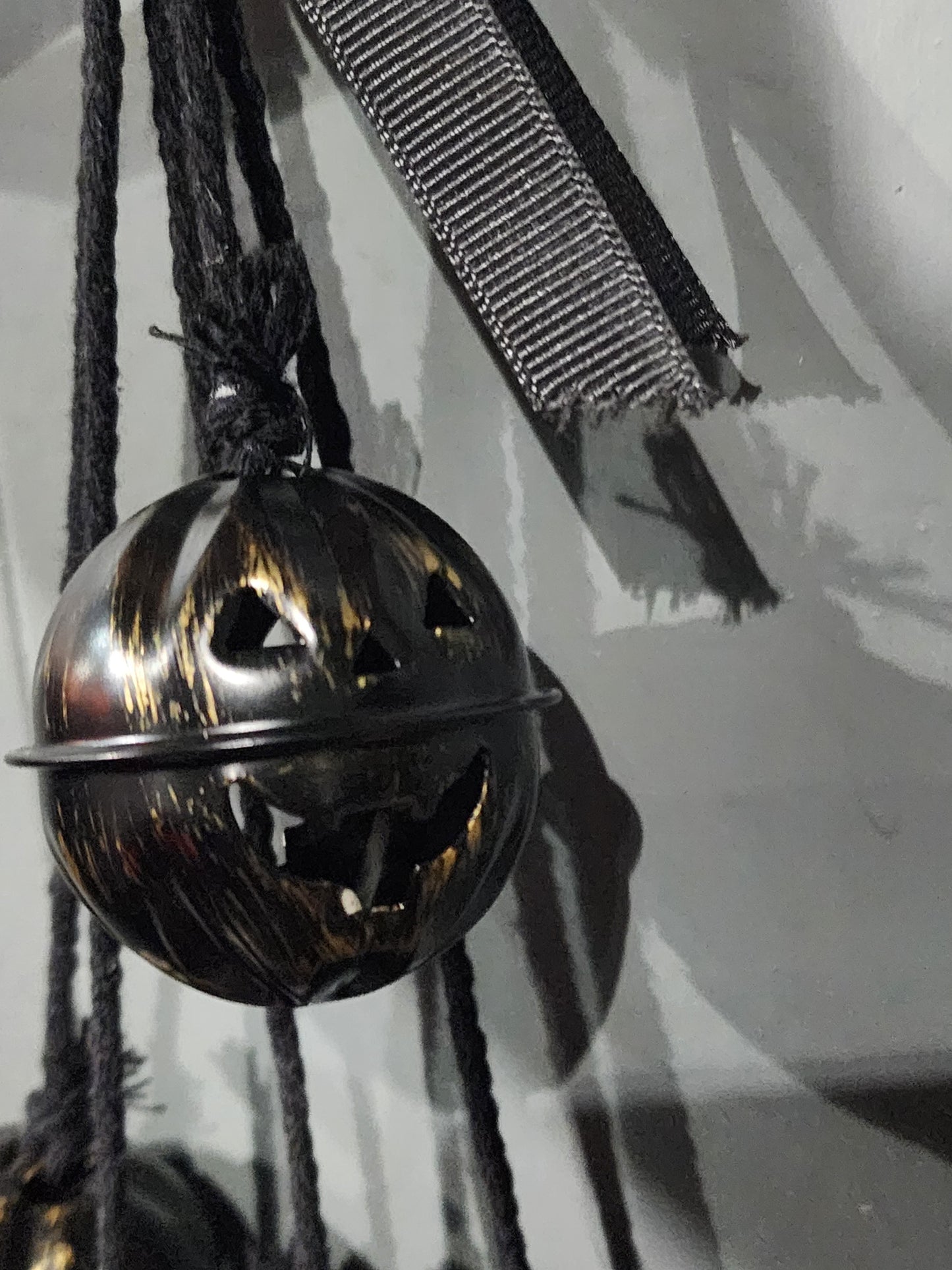 Halloween Jack-o-Lantern Pumpkin Bells-Wind Chime