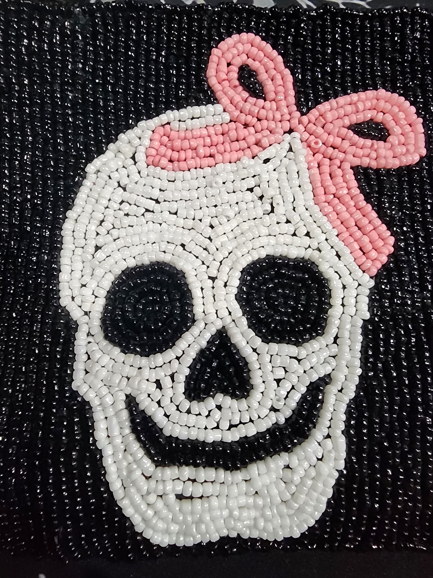 Luxury Beaded Gothic Skull Purse Bag Crossbody Clutch