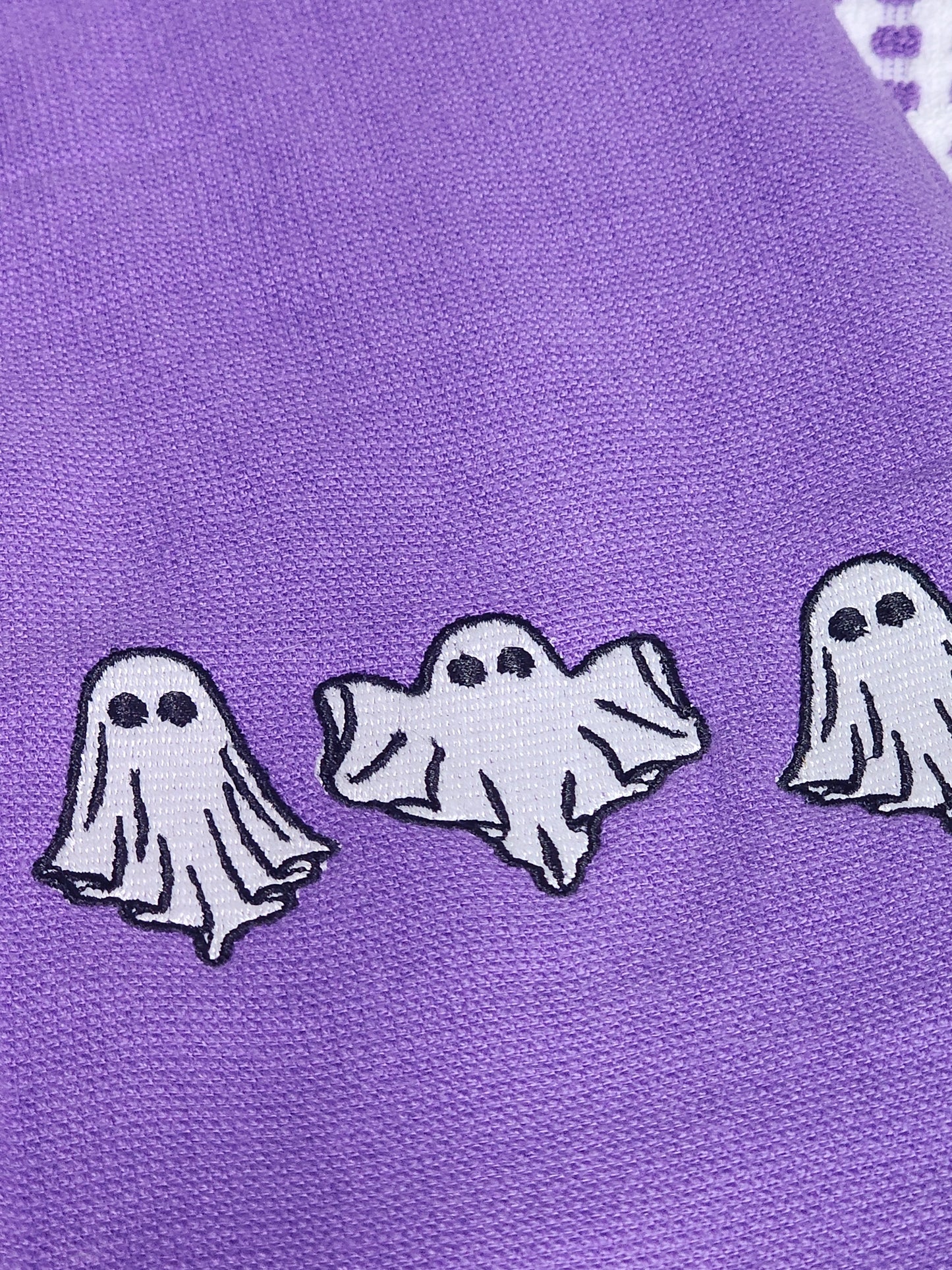Purple Dancing Ghosts Kitchen Towels Set of 4